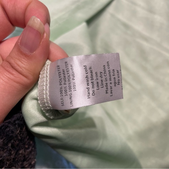 Windsor Sage Green Eyelet Midi Dress Small Cottagecore Summer - Picture 7 of 9